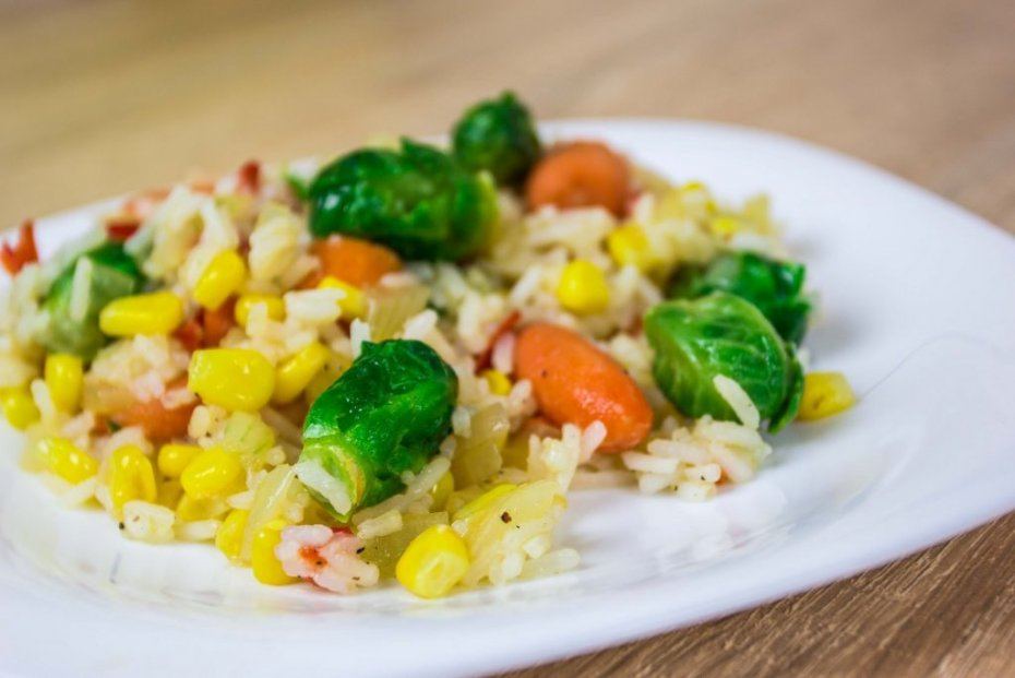 Рис с овощами на гарнир: рецепт с пошаговыми фото на сковороде и в мультиварке